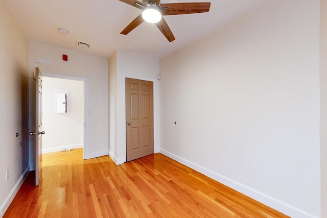 2 Waumbeck St, Boston, MA 02121 - unfurnished bedroom featuring ceiling fan and hardwood / wood-style flooring