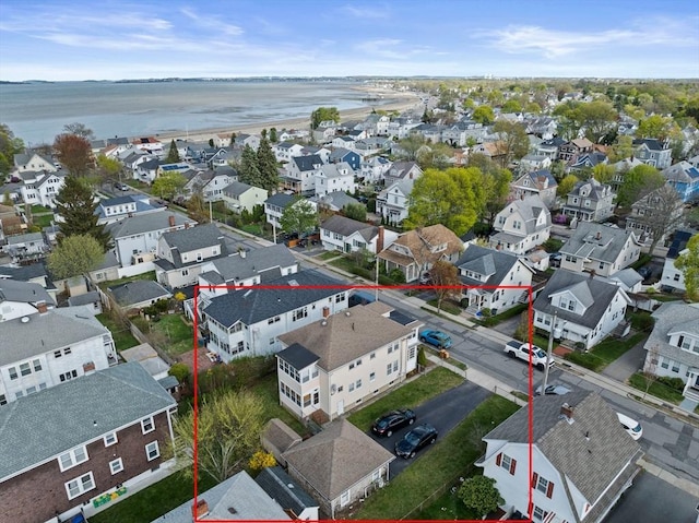 252-256 Billings St, Quincy, MA 02169 - aerial perspective of suburban area with property boundaries highlighted