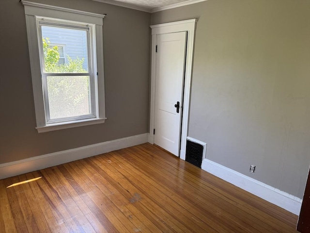 252-256 Billings St, Quincy, MA 02169 - unfurnished room with baseboards, hardwood / wood-style flooring, and ornamental molding
