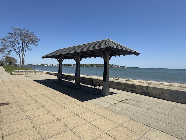 252-256 Billings St, Quincy, MA 02169 - view of patio / terrace featuring a water view