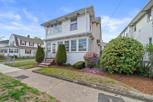 252-256 Billings St, Quincy, MA 02169 - view of front of property with fence