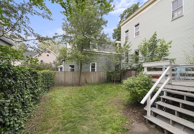 28 Summer St Unit 1, Somerville, MA 02143 - view of yard with a wooden deck
