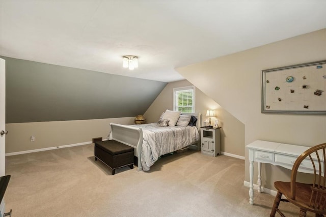 24 S Loomis St, Southwick, MA 01077 - bedroom featuring carpet floors, vaulted ceiling, and baseboards