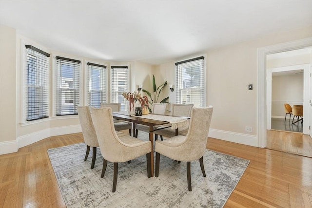 14 Grand View Ave, Somerville, MA 02143 - dining area with baseboards and light wood-style floors