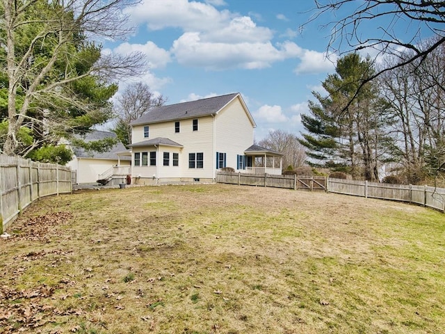 3 Eliza Ln, Dartmouth, MA 02747 - view of rear view of property
