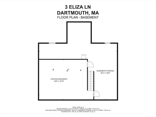 3 Eliza Ln, Dartmouth, MA 02747 - home floor plan