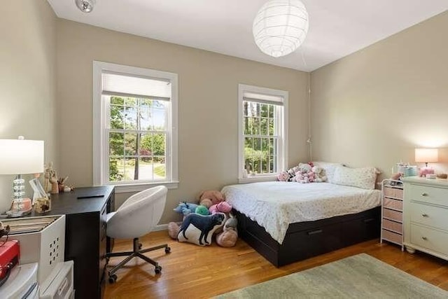 51 Fox Run Rd, Sudbury, MA 01776 - bedroom with multiple windows and wood finished floors
