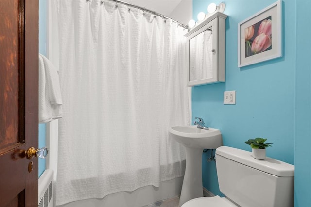 338 Forest St, Arlington, MA 02474 - full bath with toilet and shower / tub combo