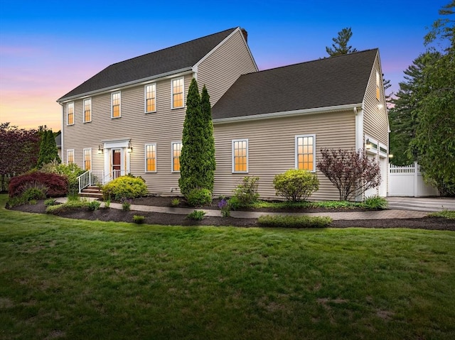 55 Arbor Rd, Uxbridge, MA 01569 - colonial house featuring roof with shingles and driveway