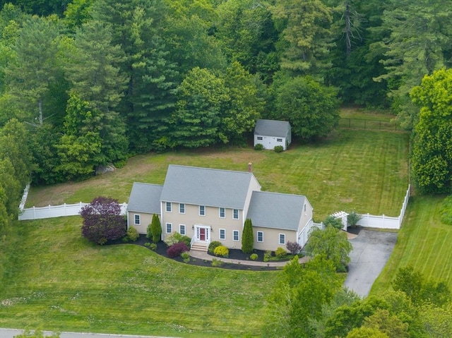 55 Arbor Rd, Uxbridge, MA 01569 - aerial view of property and surrounding area featuring a heavily wooded area