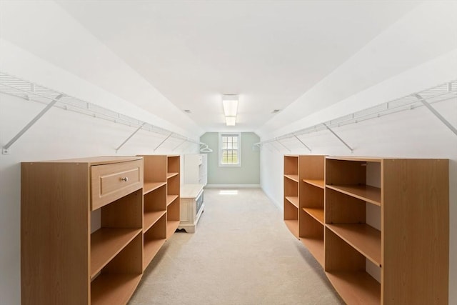 55 Arbor Rd, Uxbridge, MA 01569 - spacious closet featuring lofted ceiling and light colored carpet