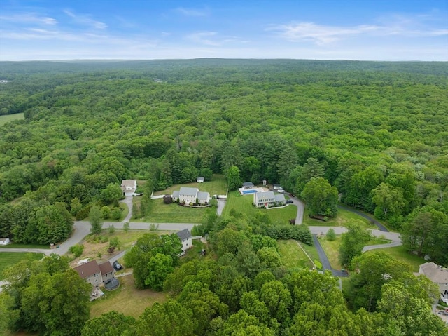 55 Arbor Rd, Uxbridge, MA 01569 - aerial view of property and surrounding area with a heavily wooded area