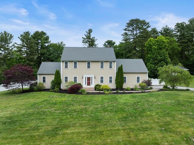 55 Arbor Rd, Uxbridge, MA 01569 - colonial home with a front yard