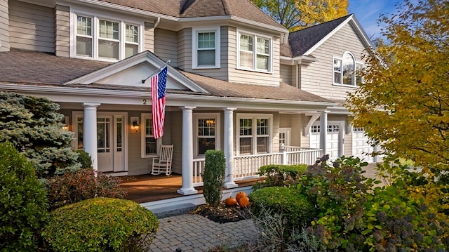 view of front facade with a porch