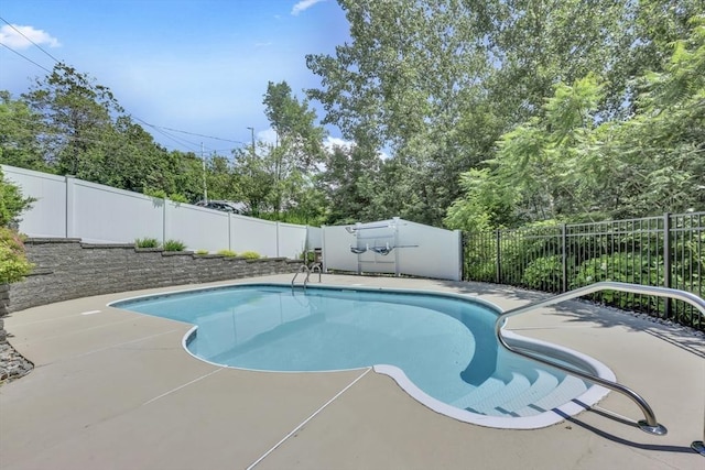 42 Mcgregory Rd, Sturbridge, MA 01566 - view of pool featuring a fenced backyard and view of wooded area