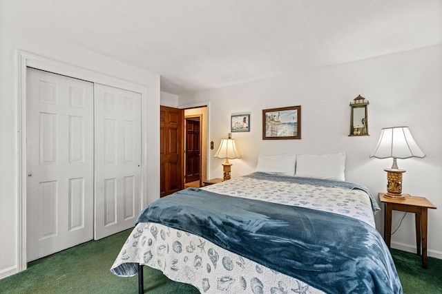 125 Wamsutta Rd, Eastham, MA 02642 - bedroom featuring carpet, a closet, and baseboards