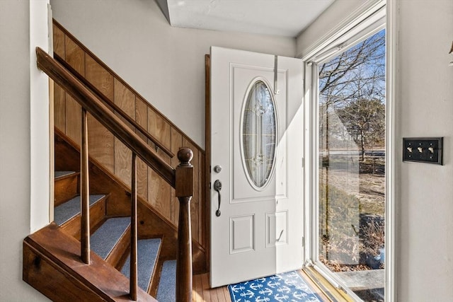 125 Wamsutta Rd, Eastham, MA 02642 - foyer entrance featuring stairway
