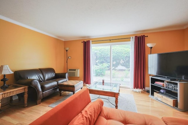 6 Janet Rd Unit 10, Easton, MA 02375 - living area with crown molding and wood finished floors
