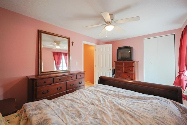 6 Janet Rd Unit 10, Easton, MA 02375 - bedroom featuring a ceiling fan and a closet