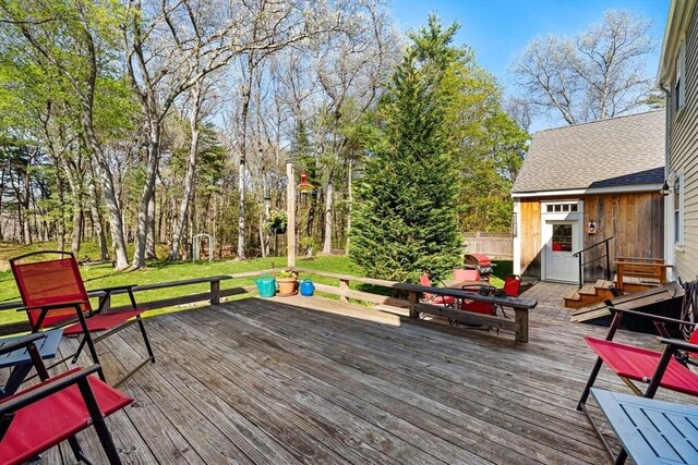 view of deck