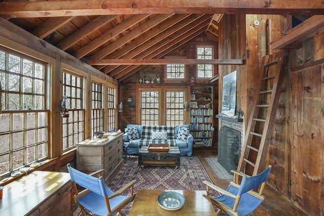 176 Middle Point Rd, West Tisbury, MA 02575 - sunroom / solarium with french doors