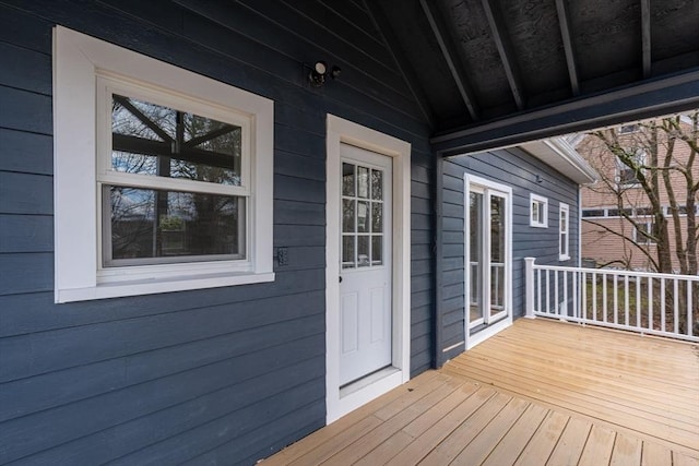 view of deck