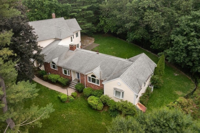 1 Fox Hunt Ln, Winchester, MA 01890 - aerial view of property and surrounding area