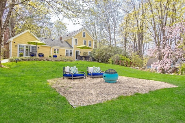 view of yard
