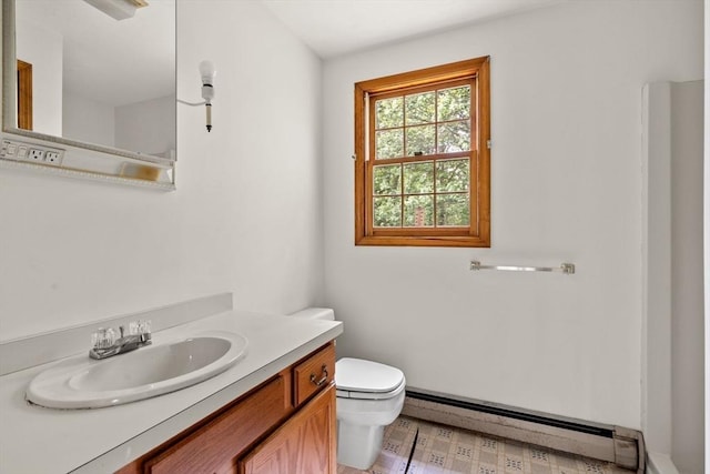 199 Old Westboro Rd, Grafton, MA 01536 - bathroom featuring a baseboard radiator and vanity