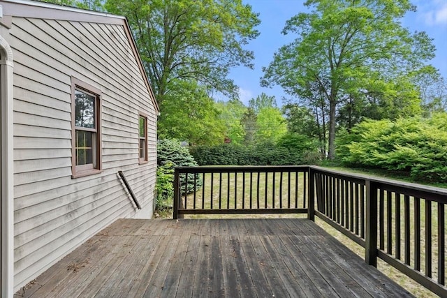199 Old Westboro Rd, Grafton, MA 01536 - view of wooden deck