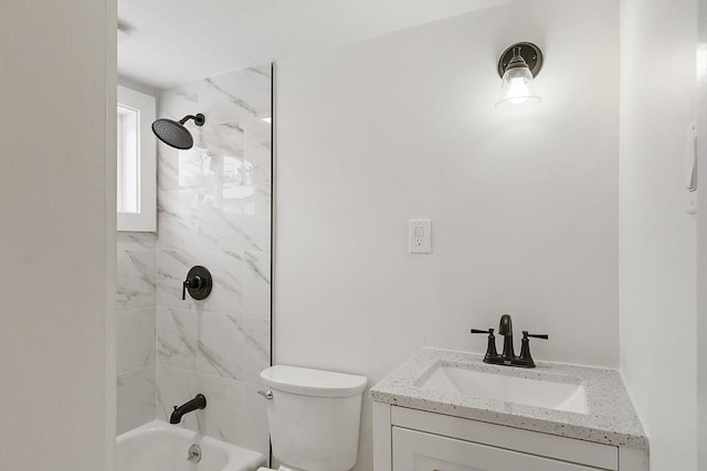71 Water St, Quincy, MA 02169 - full bath with vanity, washtub / shower combination, and toilet