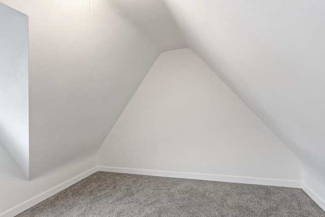 71 Water St, Quincy, MA 02169 - additional living space with vaulted ceiling, carpet floors, and baseboards