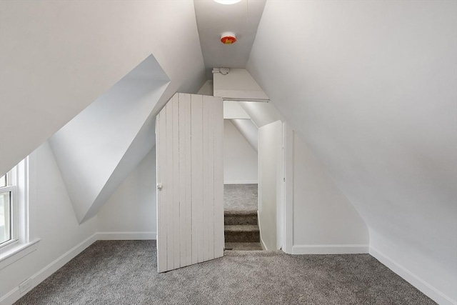 71 Water St, Quincy, MA 02169 - additional living space with carpet and vaulted ceiling