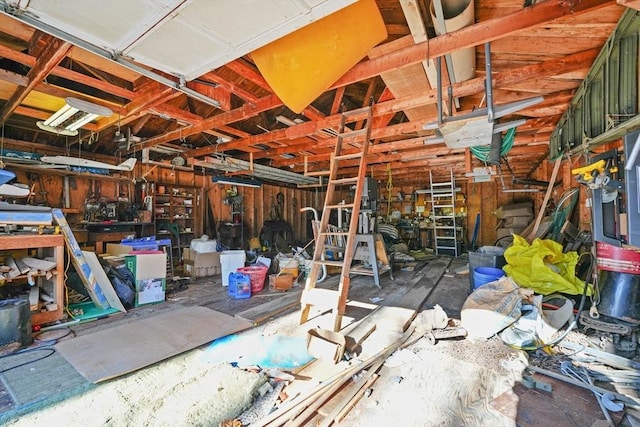 165 Plymouth Blvd, Westport, MA 02790 - garage featuring a workshop area