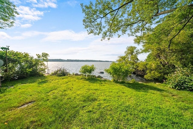 165 Plymouth Blvd, Westport, MA 02790 - view of green lawn with a water view