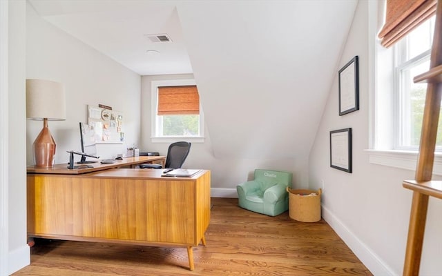 108 Central St, Ipswich, MA 01938 - home office with light wood-type flooring and baseboards