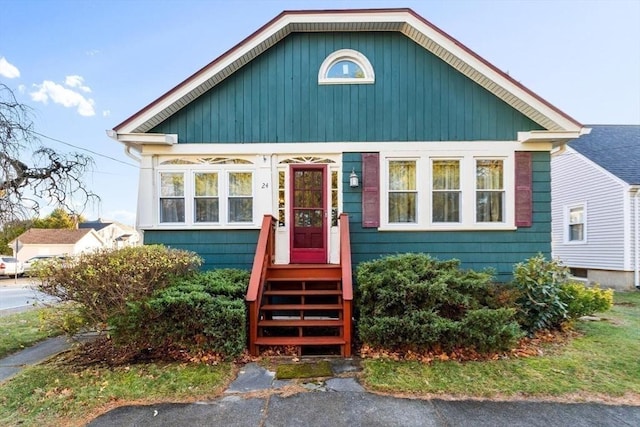 view of bungalow