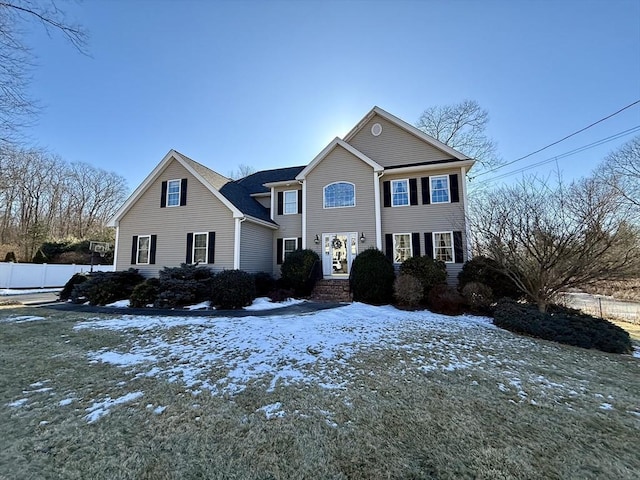 view of front of property