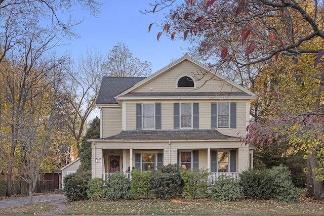 view of front of house featuring a porch