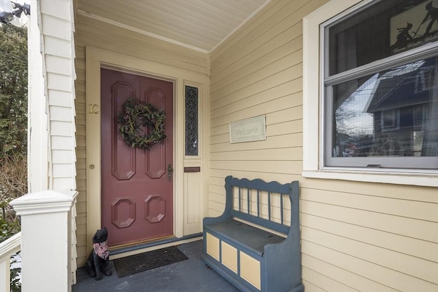 view of entrance to property