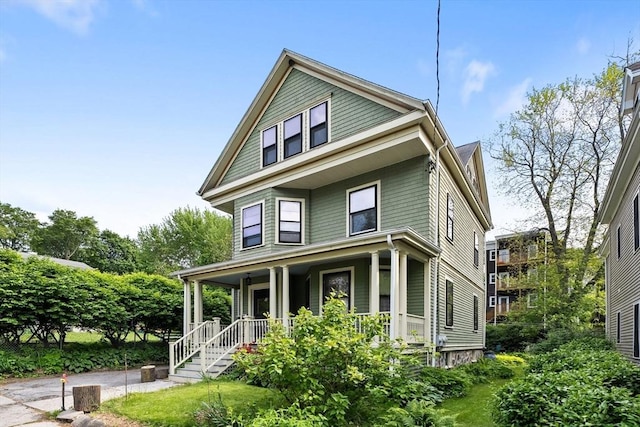 27 Chilcott Pl Unit 2, Boston, MA 02130 - view of front of home with a porch