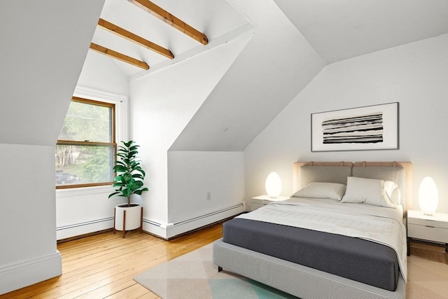 27 Chilcott Pl Unit 2, Boston, MA 02130 - bedroom with light wood-style flooring and a baseboard radiator