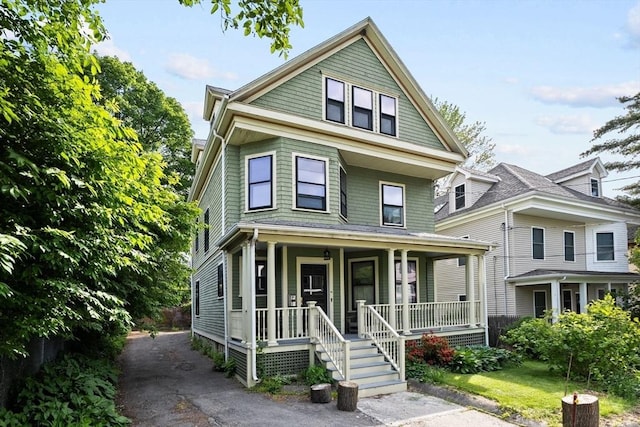 27 Chilcott Pl Unit 2, Boston, MA 02130 - view of front of home featuring a porch