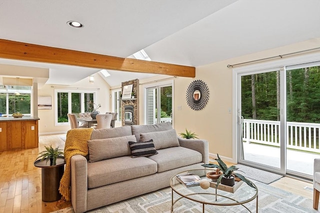 12 Green Needles Rd, Littleton, MA 01460 - living room with healthy amount of natural light, light wood-style floors, and recessed lighting