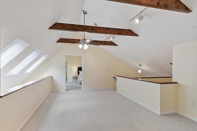 12 Green Needles Rd, Littleton, MA 01460 - bonus room with a skylight, carpet flooring, and ceiling fan