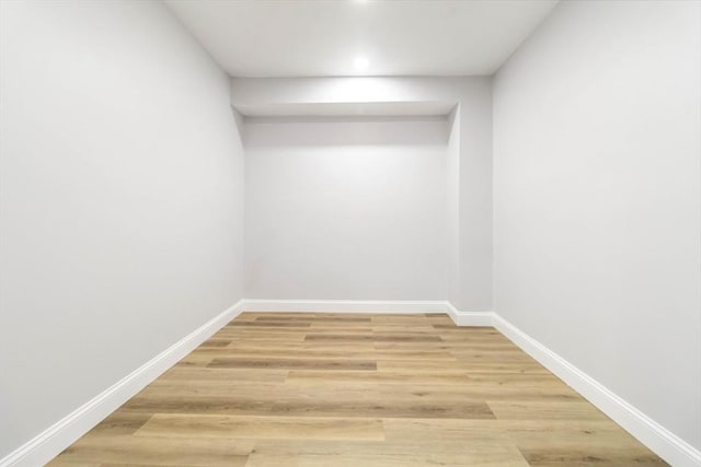 43 Pine St, Taunton, MA 02780 - spare room with baseboards, light wood-style flooring, and recessed lighting