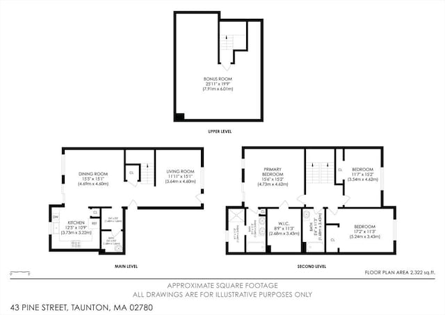 43 Pine St, Taunton, MA 02780 - property floor plan
