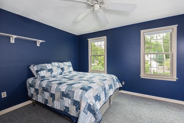 33 Cranberry Rd, Whitman, MA 02382 - bedroom featuring carpet, baseboards, and ceiling fan