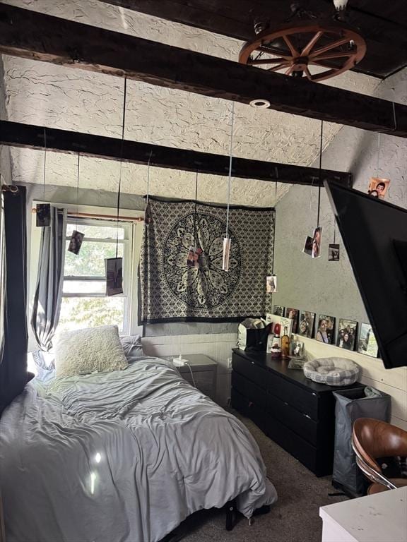 817 Middle St, Weymouth, MA 02188 - bedroom with beam ceiling and carpet