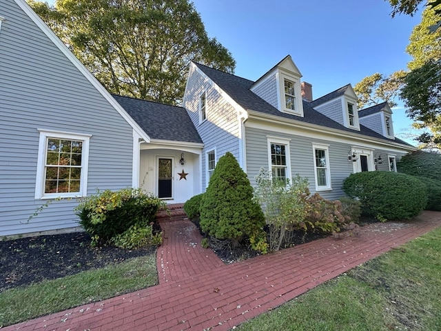 view of cape cod house